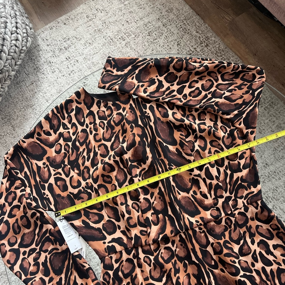 Aritzia Babaton Animal Print Samson new gift Formal Wedding Guest Party Size 8 - Picture 10 of 13